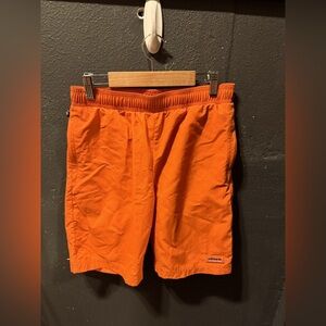 Boys Adidas Orange Adventure Lightweight Short Size Large